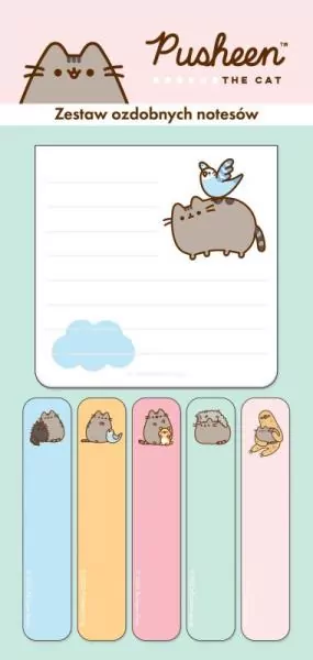 Zestaw 6 notesów ozdobnych. Pusheen - tantis.pl