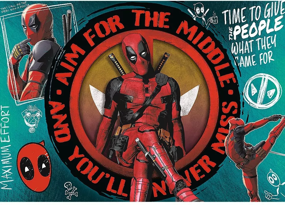 Puzzle 1000. Deadpool - tantis.pl