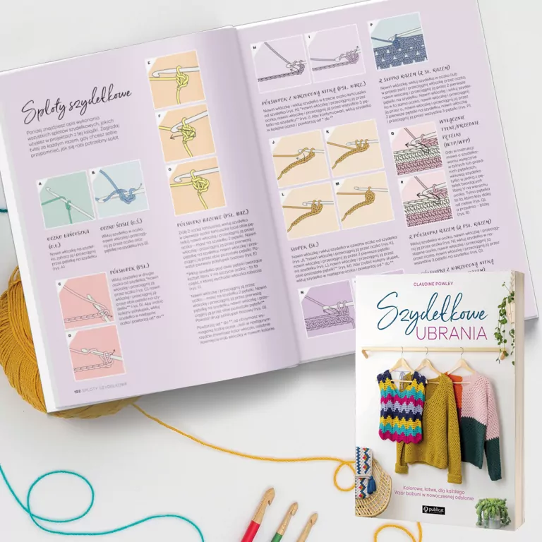 Szydełkowe ubrania. Kolorowe, łatwe, dla każdego. - tantis.pl