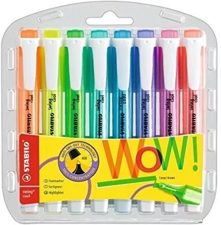 Zakreślacze. Swing Cool. 8 kolorów - tantis.pl