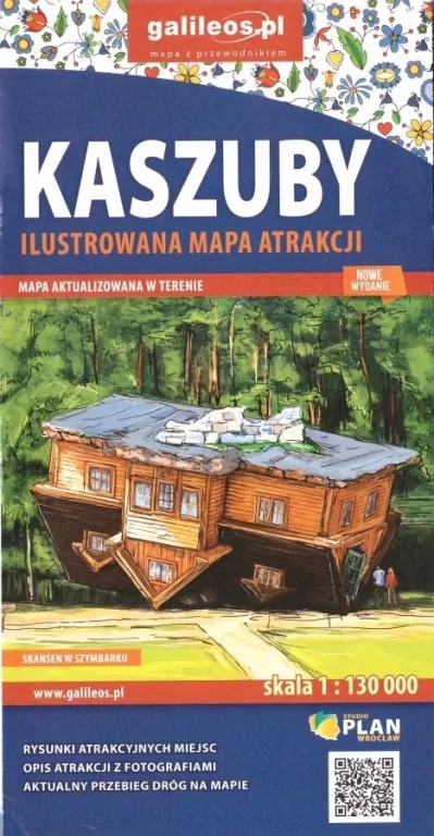 Kaszuby. Ilustrowana mapa atrakcji 1:130 000 - tantis.pl