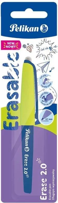 Długopis wymazywalny Erase 2.0 niebieski - tantis.pl