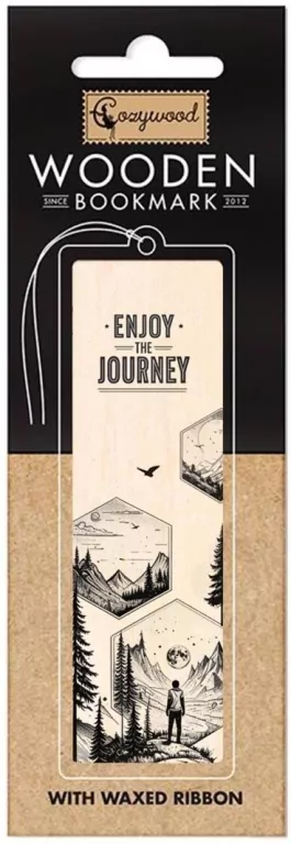 Zakładka drewniana Enjoy the journey - tantis.pl
