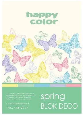 Blok A5/20K Deco Spring 170g Happy Color