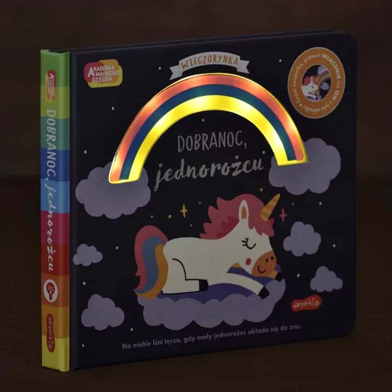 Dobranoc, jednorożcu. Wieczorynka. Akademia mądrego dziecka - tantis.pl
