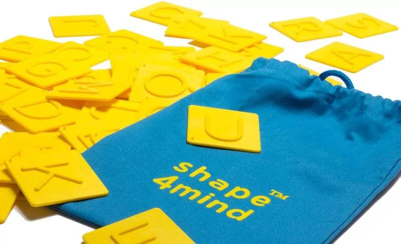 Shape4mind. Duże Litery, 156 sztuk - tantis.pl