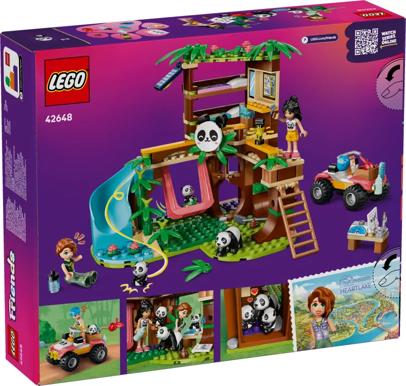 LEGO® Friends. Opieka nad pandami w rezerwacie 42648 - tantis.pl