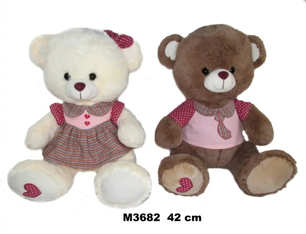Miś w ubranku 42cm MIX - tantis.pl