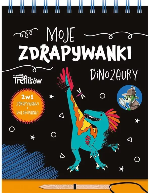 Moje zdrapywanki. Spy Guy. Dinozaury - tantis.pl