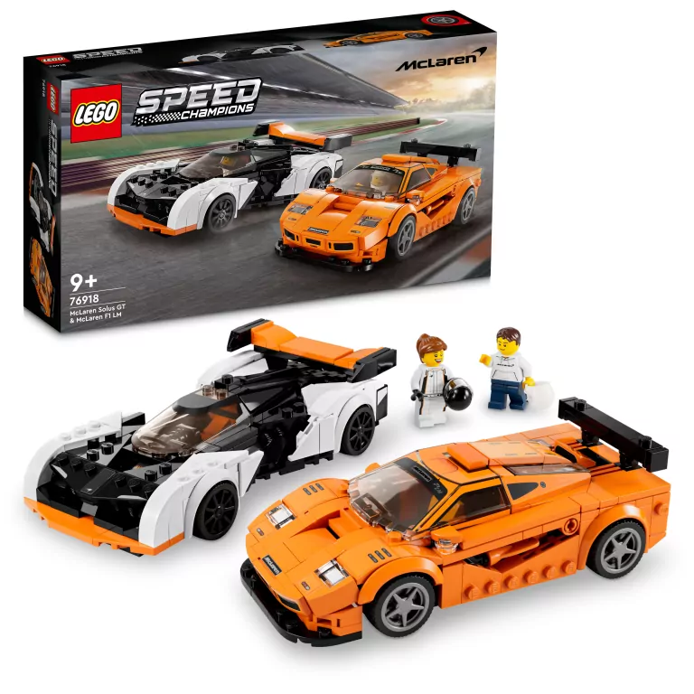 LEGO® Speed Champions. McLaren Solus GT i McLaren F1 LM 76918 - tantis.pl