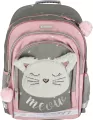 Plecak szkolny. Kot pluszowy - tantis.pl
