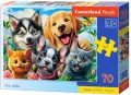 Puzzle 70 Pets Selfie CASTOR - tantis.pl