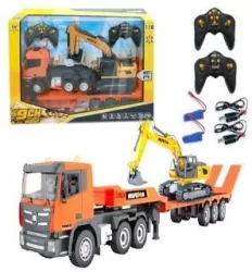 Zestaw dwóch pojazdów budowlanych RC
