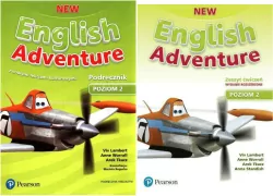 New English Adventure. Pakiet: Podręcznik wieloletni / Zeszyt ćwiczeń. Poziom 2. Język angielski