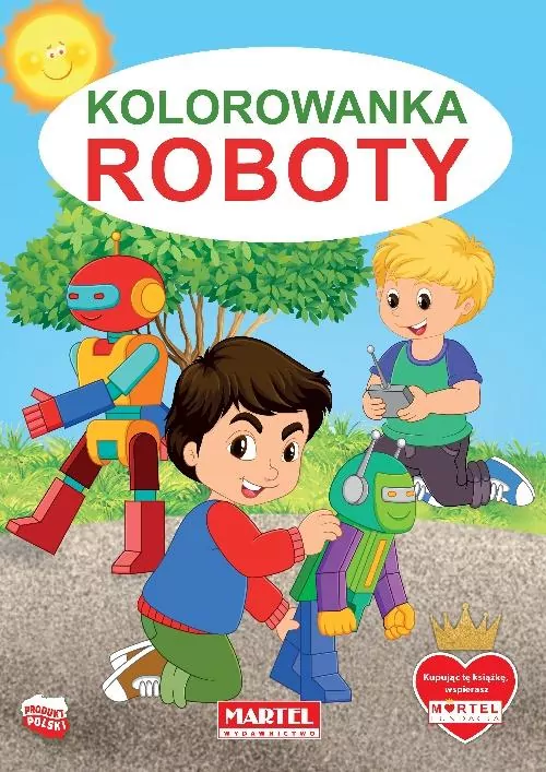 Roboty. Kolorowanka - tantis.pl