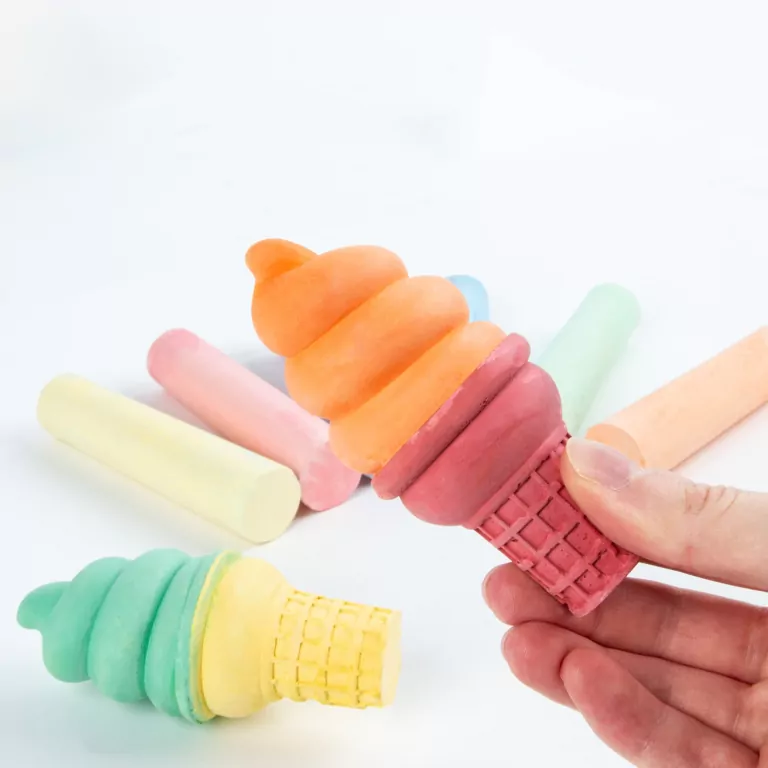 Kreda jumbo lody włoskie 8 elementów KIDEA - tantis.pl