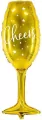 Balon foliowy Kieliszek 28x80cm złoty - tantis.pl