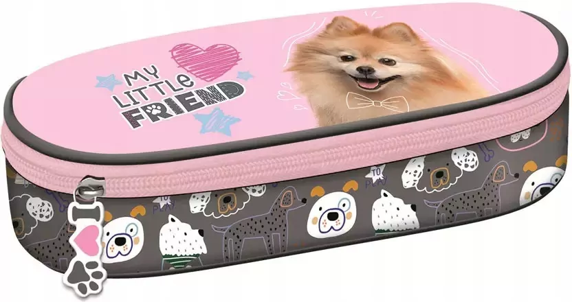 Piórnik saszetka z klapką PCL1 z pieskiem Sweet Pomeranian - tantis.pl