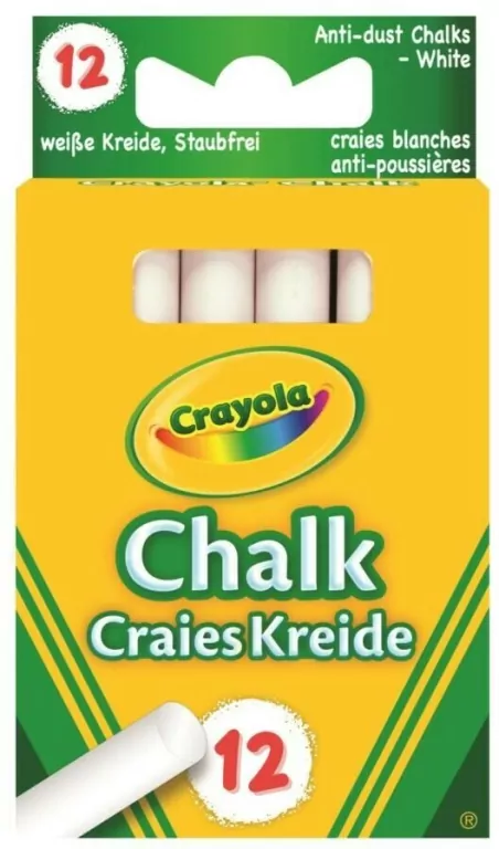 Kreda niepyląca biała CRAYOLA - tantis.pl