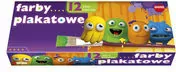 Farby plakatowe 12 kolorów - tantis.pl