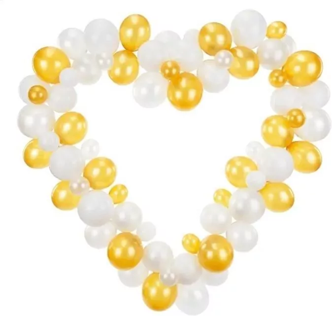Girlanda balonowa ze stelażem Serce 160cm - tantis.pl