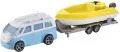 Autko campervan+trailer mix 1:64 - tantis.pl