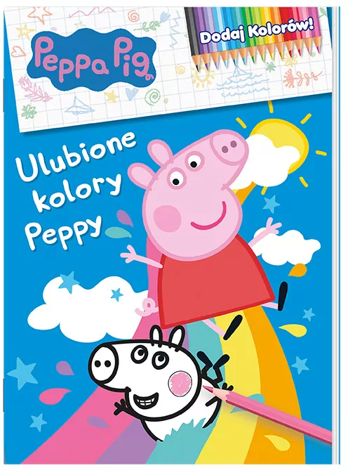 Świnka Peppa Dodaj kolorów! 8 Ulubione kolory Peppy - tantis.pl