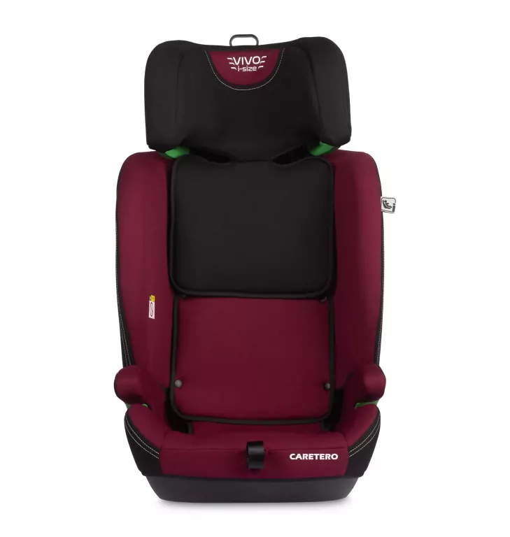 Caretero Fotelik Vivo burgundowy (76-150cm) - tantis.pl