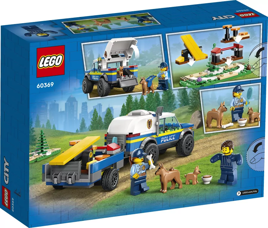 LEGO® City Police. Szkolenie psów policyjnych w terenie 60369 - tantis.pl