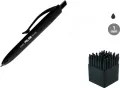 Długopis P1 mini Rubber Touch czarny (40szt) MILAN - tantis.pl