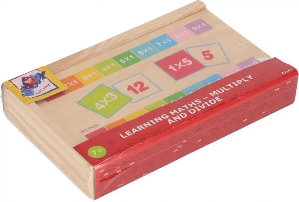 UKLADANKA EDUK MNOZENIE DREW 19X12X3 WB - tantis.pl