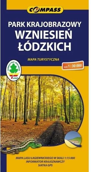 Mapa turystyczna - PK Wzniesień Łódzkich 1:30 000 - tantis.pl
