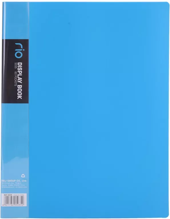 Album ofertowy A4 Rio PP 60 koszulek niebieski - tantis.pl