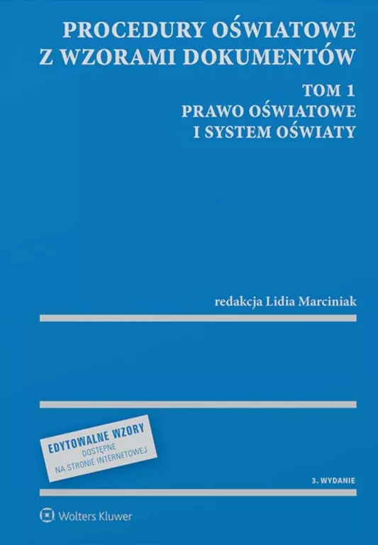 Procedury oświatowe z wzorami dokumentów. Tom 1 - tantis.pl