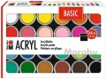 Farby akrylowe Basic 18ml 24 kolory - tantis.pl