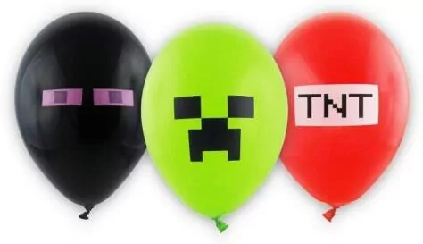 Balony premium Piksele klocki 30 cm - tantis.pl