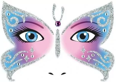 Naklejka Face Art Motyl - tantis.pl