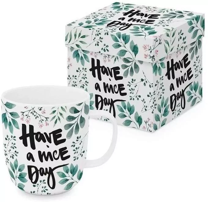 Kubek porcelanowy Miłego Dnia 350ml - tantis.pl