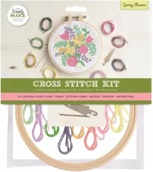 Duży zestaw do haftu krzyżykowego. Bukiet