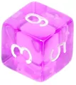 Komplet kości REBEL RPG - Mini Kryształowe - Fioletowe - tantis.pl