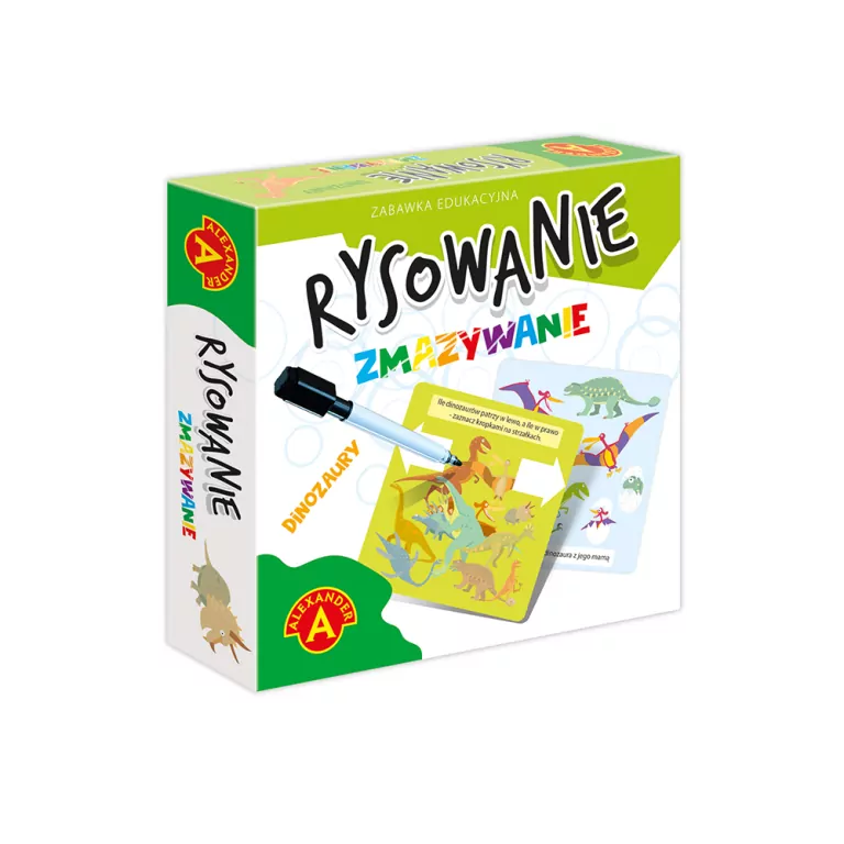 Pisanie - Zmazywanie Dinozaury - tantis.pl