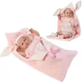 Lalka hiszpańska Sara mówiąca z becikiem 42cm - tantis.pl