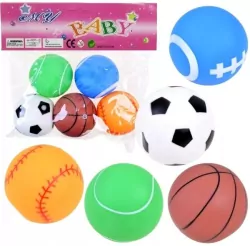 Zestaw miękkich piłek