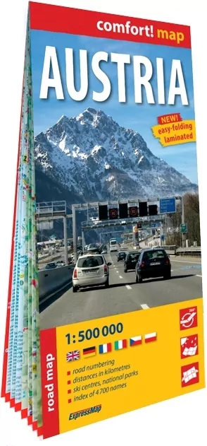 Comfort! map Austria 1:500 000 - tantis.pl