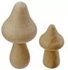 Grzybki drewniane 2szt - tantis.pl