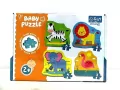 Trefl. Puzzle Baby 4w1. Zwierzątka na safari - tantis.pl