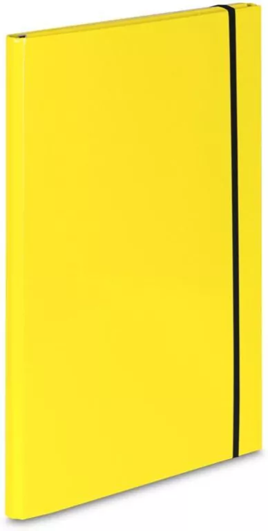 Teczka z gumką  A4, Caribic VPE 342/28, Żółty - tantis.pl