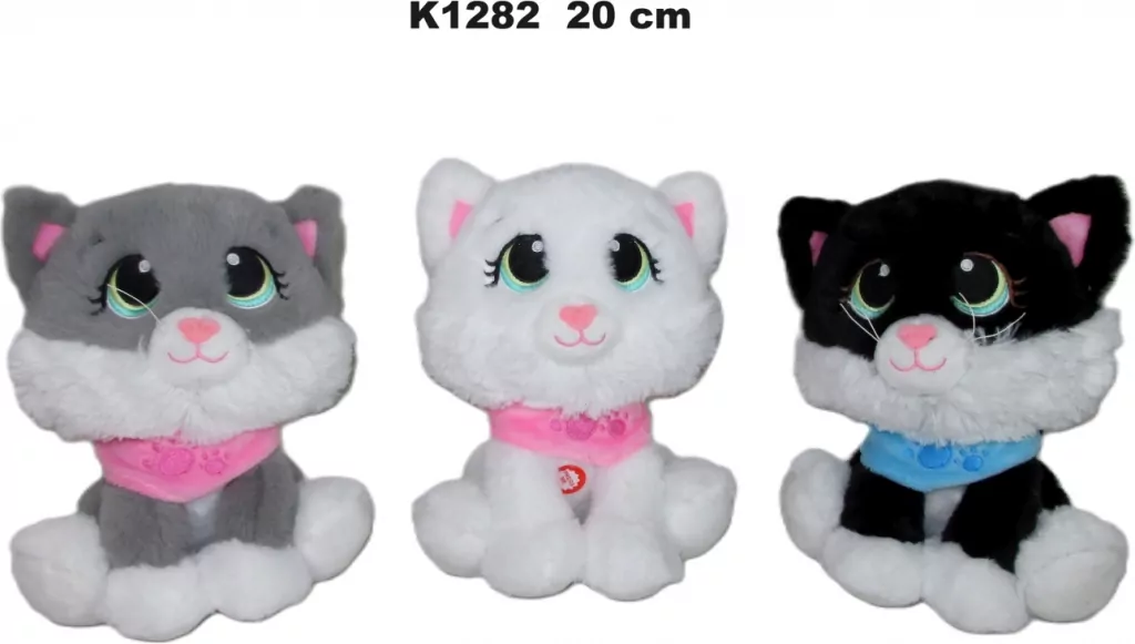 Kot z głosem 20cm MIX - tantis.pl