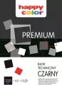 Blok techniczny czarny A3/10K. Premium. Happy color - tantis.pl