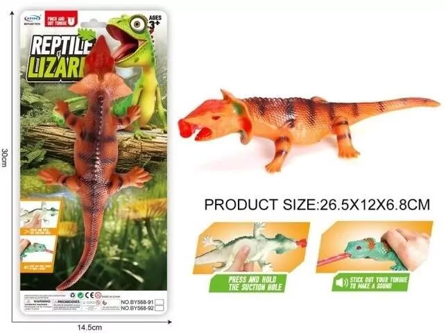 Jaszczurka z wyciąganym językiem 26cm - tantis.pl